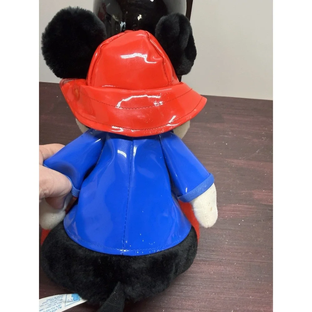 Mickey Mouse Plush in Firefighter Outfit Classic Toy Company Vintage